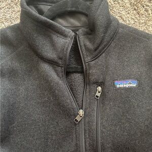 Patagonia Charcoal Zip-Up Sweater